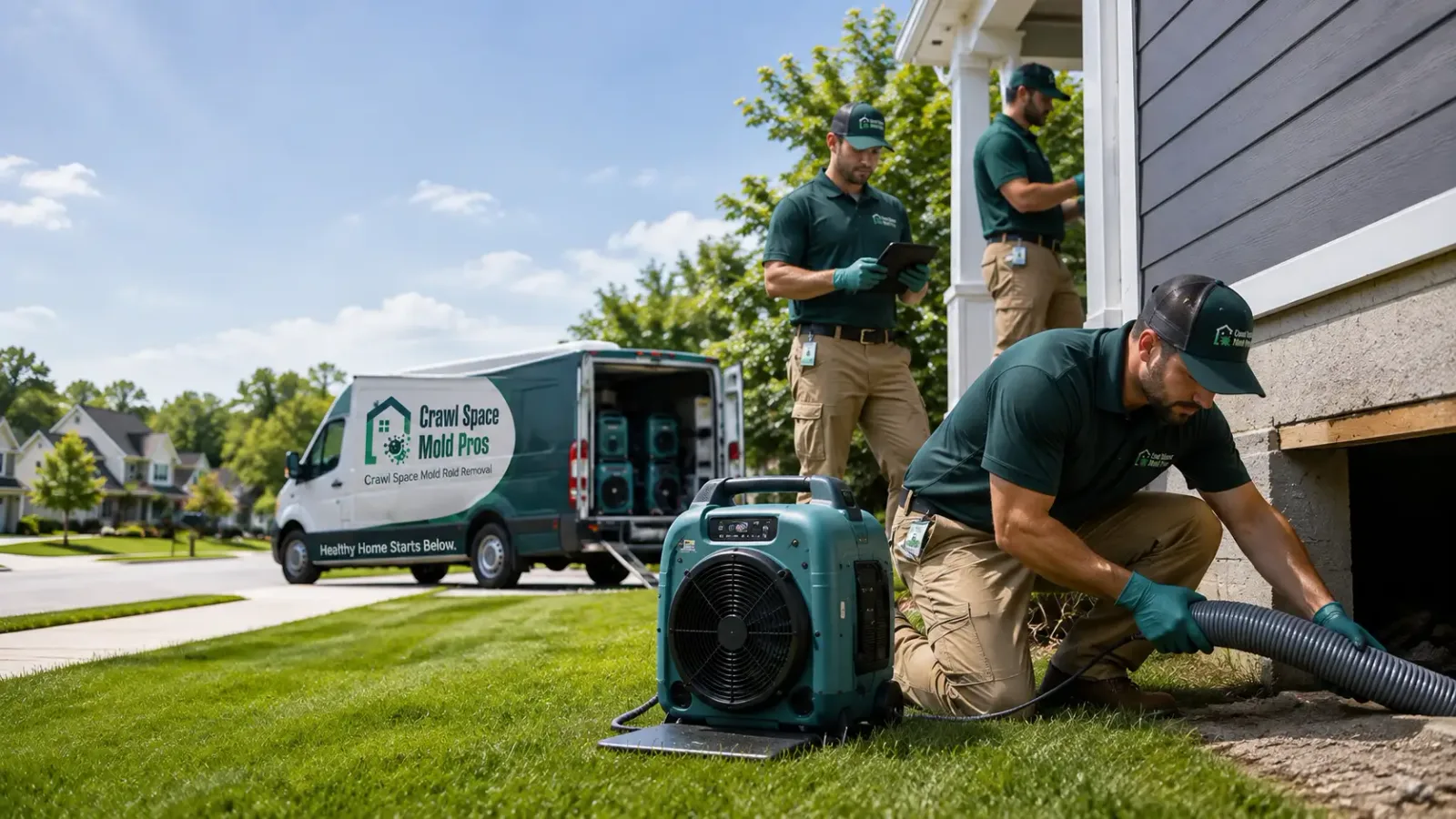 Crawl Space Mold Removal in Nelson, CA